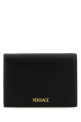Black leather wallet VERSACE (10192701A14675)