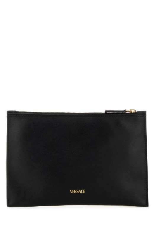 Black leather pouch VERSACE (10202321A14675)