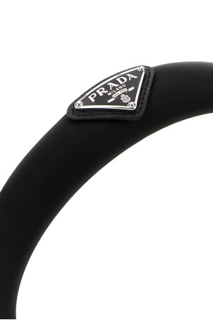 Black Re-Nylon headband Black PRADA (1IH0802DMI)