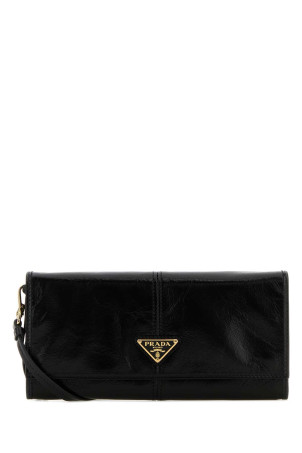 Black leather crossbody bag Black PRADA (1MT0362CYR)