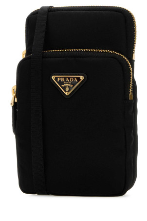 Black fabric phone holder Black PRADA (1ZT0722DMI)