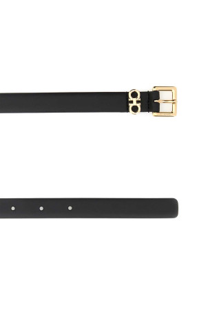 Black leather belt Black SALVATORE FERRAGAMO (230413786298)