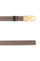 Mud leather reversible belt SALVATORE FERRAGAMO (23A565715198)