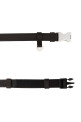 Dark brown leather belt PRADA (2CM2962HLM)