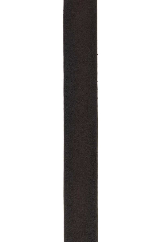 Dark brown leather belt PRADA (2CM2962HLM)