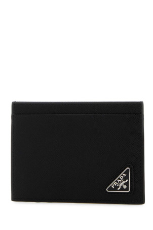 Black leather card holder Black PRADA (2MC130QHH)