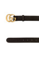 Dark brown suede belt GUCCI (414516CA00X)