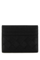 Black leather card holder Black BOTTEGA VENETA (795612V63U2)