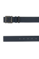 Dark blue leather Squared FF reversible belt FENDI (7C0541AQWH)