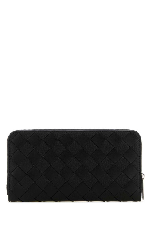 Black leather wallet BOTTEGA VENETA (814838V63U1)