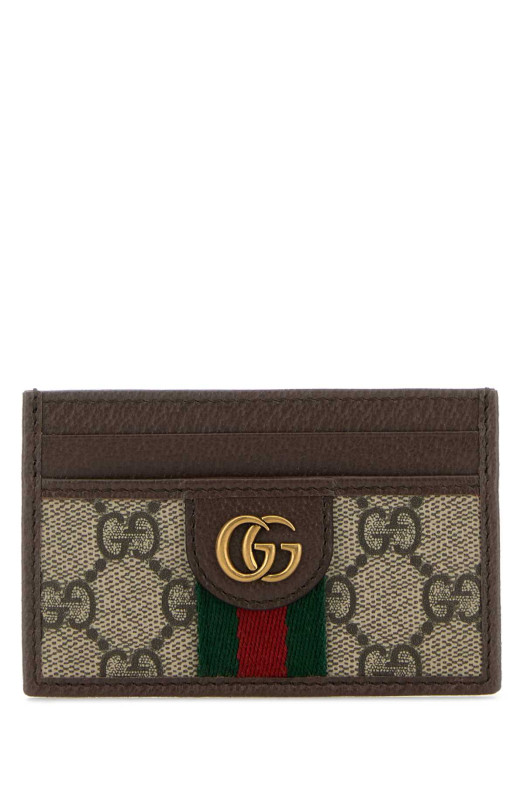 Printed canvas card holder GUCCI (834795FAEOI)
