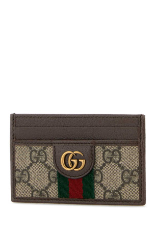 Printed canvas card holder GUCCI (834795FAEOI)