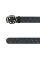 Ремінь з двостороннього полотна з принтом Чорний GUCCI (849862FAFGJ)