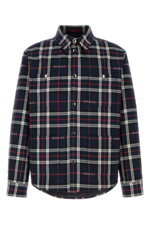 Embroidered cotton shirt GUCCI (853013ZAUAC)