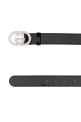 Black leather belt GUCCI (853122AACFW)