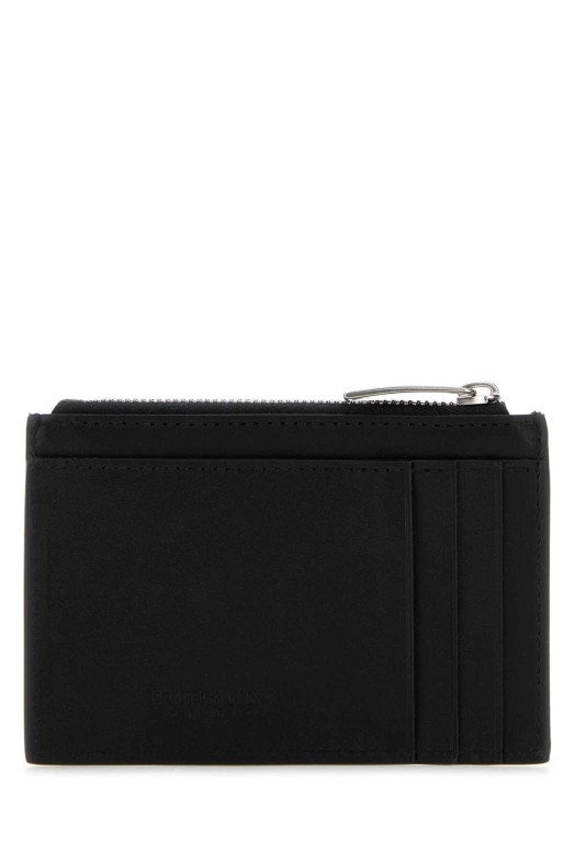 Black leather card holder BOTTEGA VENETA (853518VCPQ3)