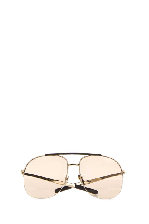 Золоті металеві сонцезахисні окуляри GUCCI (861000I3330)