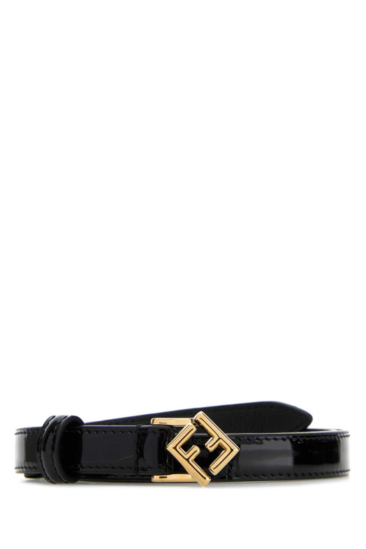 Black leather belt Black FENDI (8C0742AW63)