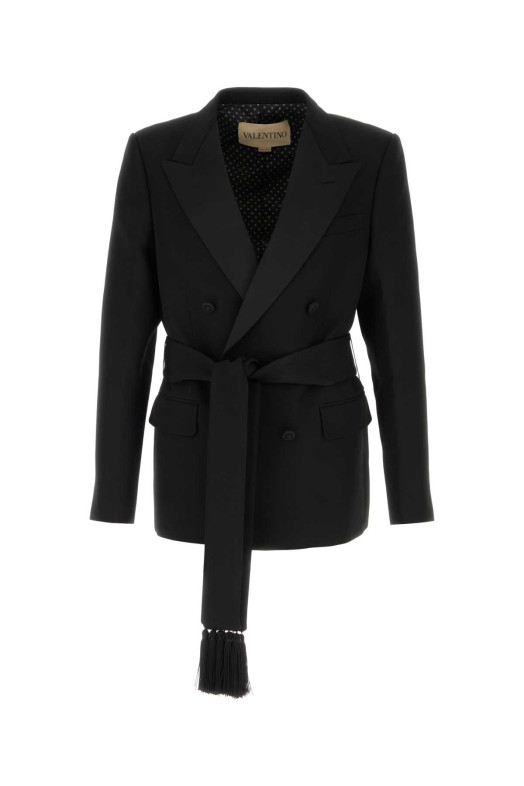 Black wool blazer Black VALENTINO GARAVANI (8V3CEGG5AK8)