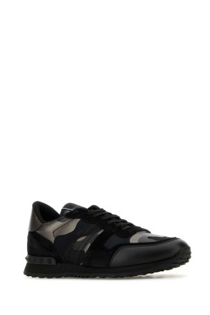 Multicolor fabric and leather Rockrunner Camouflage sneakers VALENTINO GARAVANI (8Y2S0723NTA)