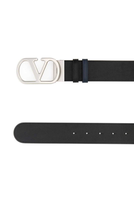 Black reversible leather belt VALENTINO GARAVANI (8Y2T0SQ4UPC)