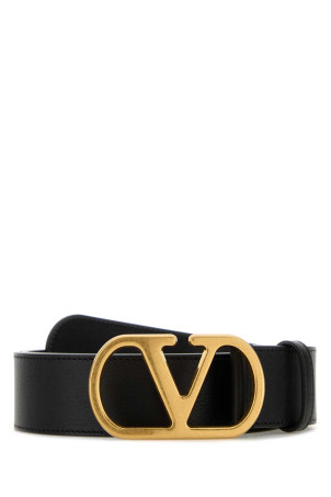 Black leather belt Black VALENTINO GARAVANI (8Y2T0SQ7IYR)