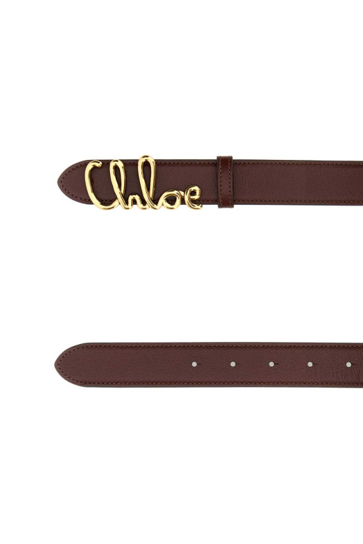 Brown leather belt CHLOE (CH26SBB14BLB)