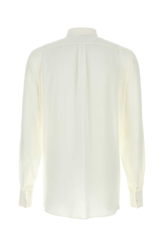 White crepe shirt DOLCE & GABBANA (G5ML1TFU1UQ)