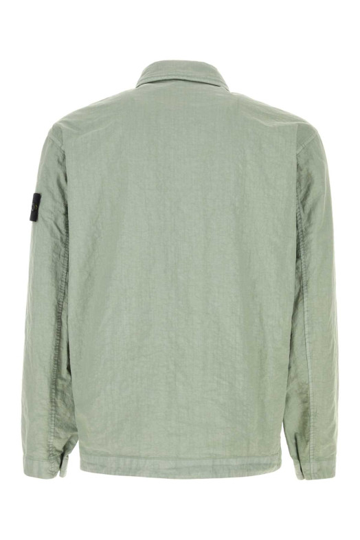 Sage green nylon shirt STONE ISLAND (L1S151200003S0069)
