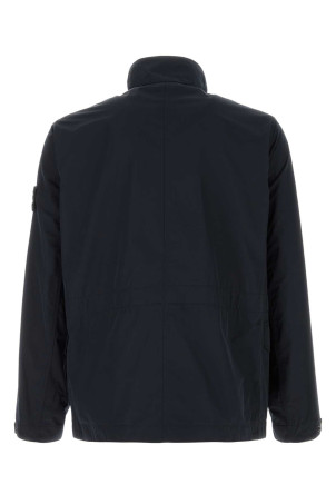 Midnight blue polyester jacket Black STONE ISLAND (L1S154100034S0026)