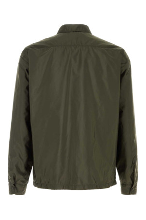 Olive green Re-Nylon shirt PRADA (SC847SOOO1WQ9)