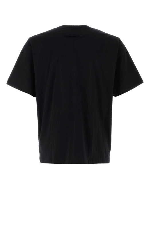 Черная хлопковая футболка MM6 MAISON MARGIELA (SH0GC0069S24311)