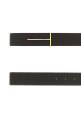 Dark brown leather reversible belt TOM FORD (TB331LCL236G)