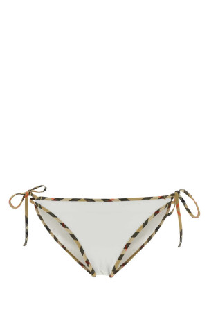 White stretch nylon bikini bottom White BURBERRY (8118811)