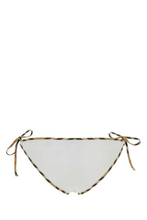 White stretch nylon bikini bottom White BURBERRY (8118811)