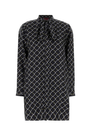 Printed silk mini dress GUCCI (853056ZAUM1)
