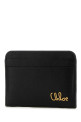 Черный кожаный держатель для карт CHLOE (CH25AP480O37) CHLOÉ