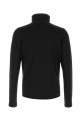 Black stretch pile sweatshirt Black PRADA (UJL85CSOOO18VM)