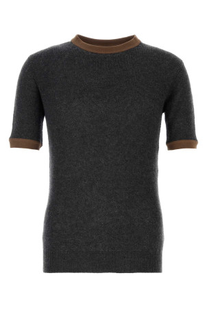 Charcoal cashmere sweater PRADA (UMF193SOOO18W4)