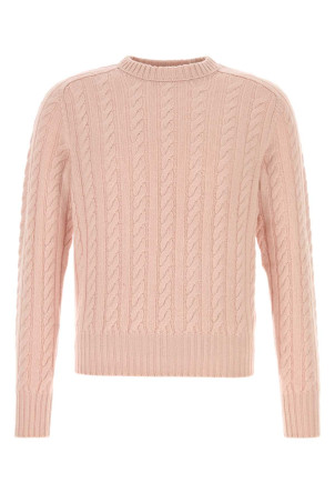Pink wool blend sweater PRADA (UMF267SOOO1881)