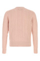 Розовый свитер из шерстяной смеси PRADA (UMF267SOOO1881)
