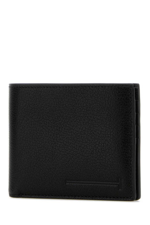 Black leather wallet TOM FORD (YH410LGO033S)