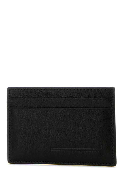 Черный кожаный держатель для карт TOM FORD (YH413LGO033S)