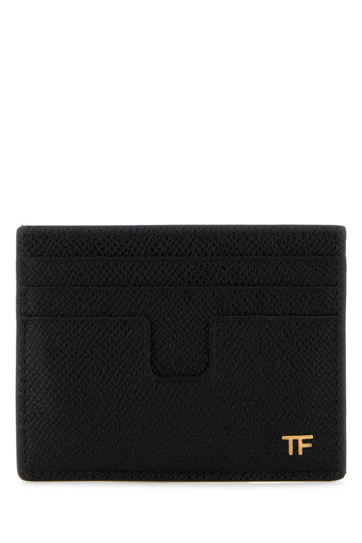 Черный кожаный держатель для карт TOM FORD (YM233LCL081G)