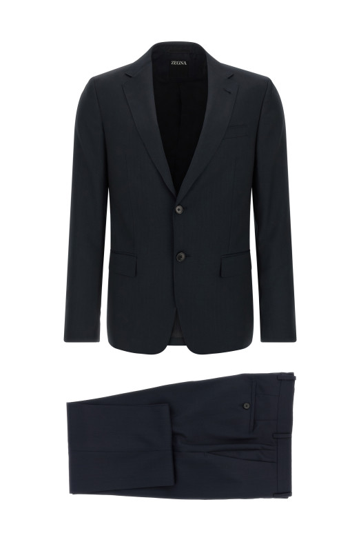 Платье в полоску Синее ZEGNA 322718A3281CGA414