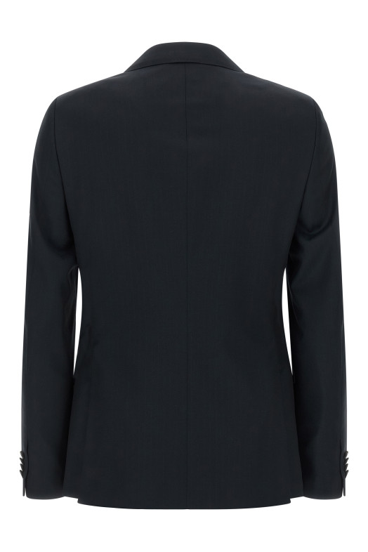 Платье в полоску Синее ZEGNA 322718A3281CGA414