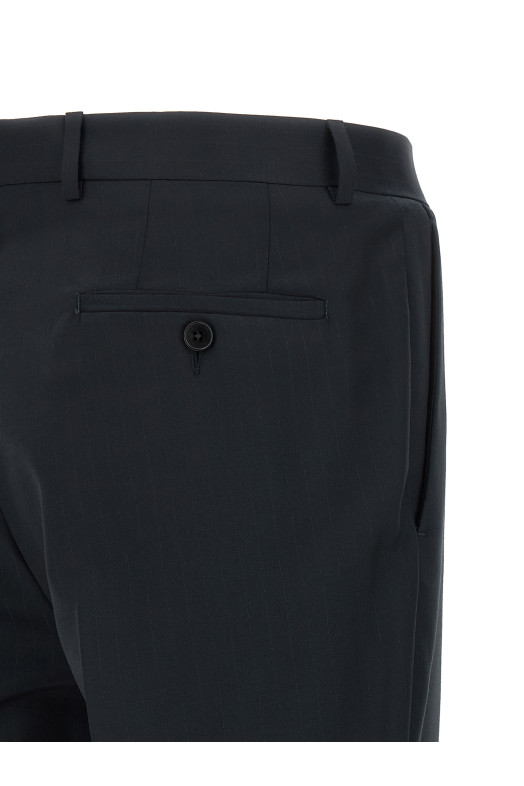 Платье в полоску Синее ZEGNA 322718A3281CGA414