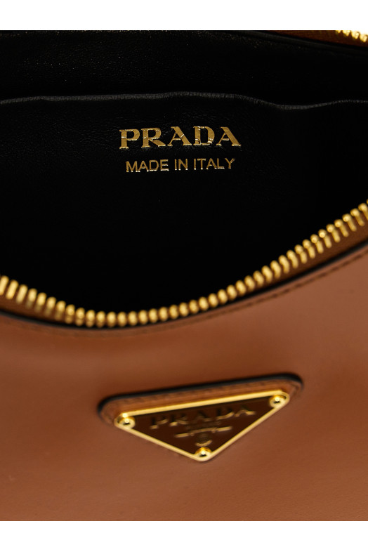 Сумка через плечо «Prada Arquè» Коричневая 1BC194VOOOASKF0XUG