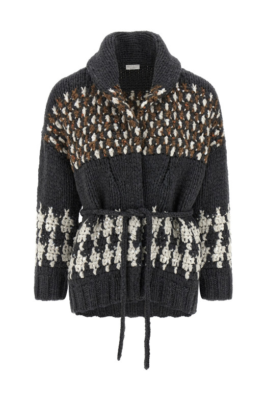 Вязаный кардиган Multicolor BRUNELLO CUCINELLI M52638506C2803