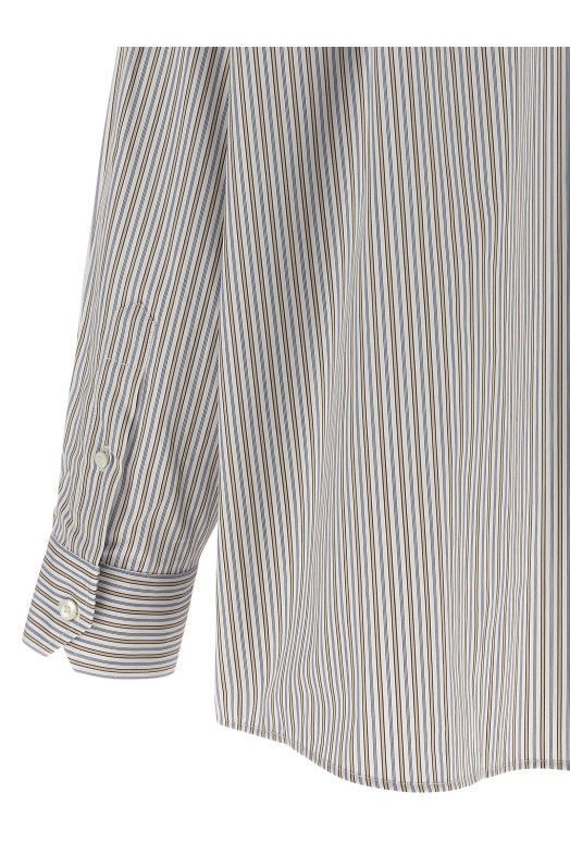 Рубашка в полоску Разноцветная PRADA P493IRSOOO18RGF0S4M